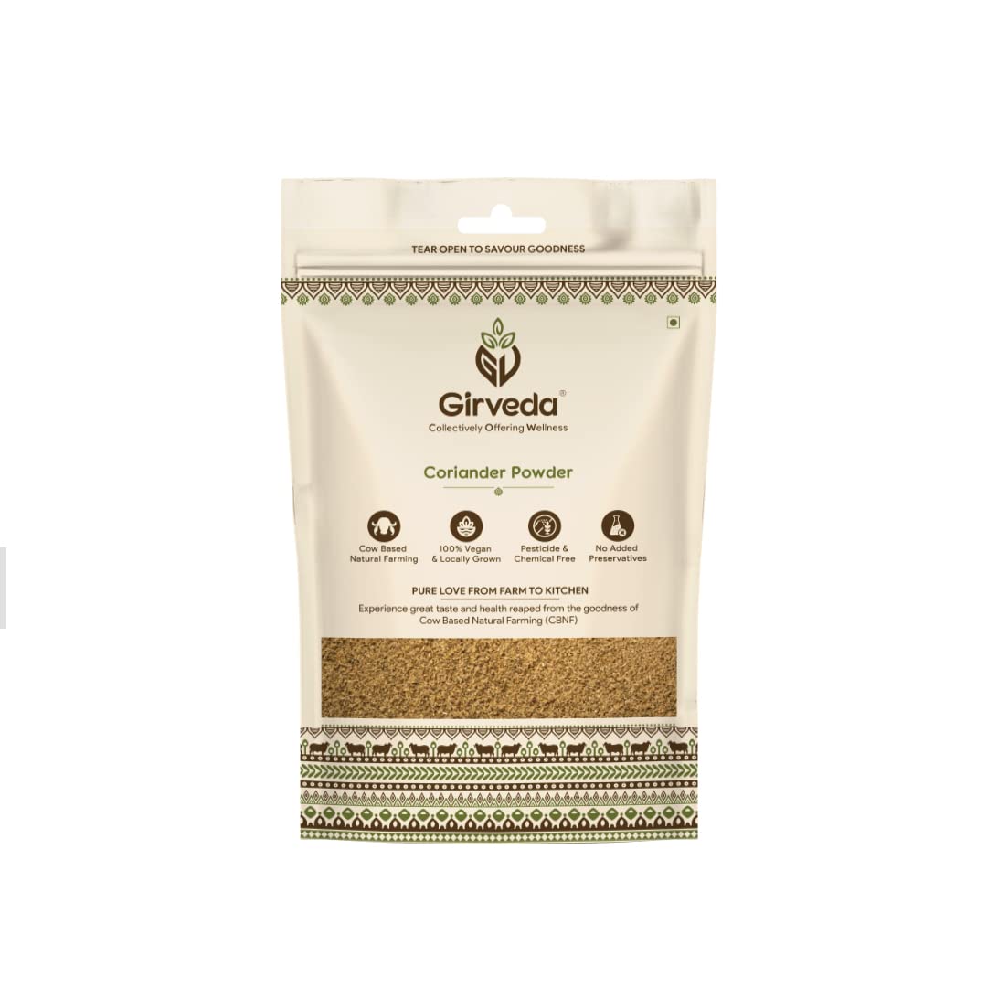 Girveda Coriander Powder 500gm (Dhaniya Powder) Cow Based Natural Farming Product From GIR (B09T6LMQNY) Amazon Price History, Amazon Price Tracker
