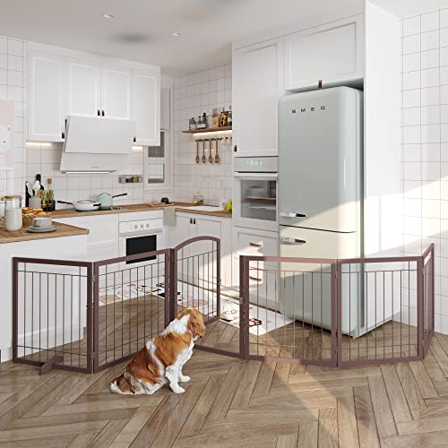 THKKY Six Panel Foldable Pet Gate and Playpen #TOP29