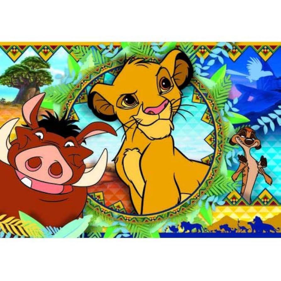 ライオンキングのジグソーパズル Amazon.co.jp: Clementoni - 27287 - スーパーカラー ライオン