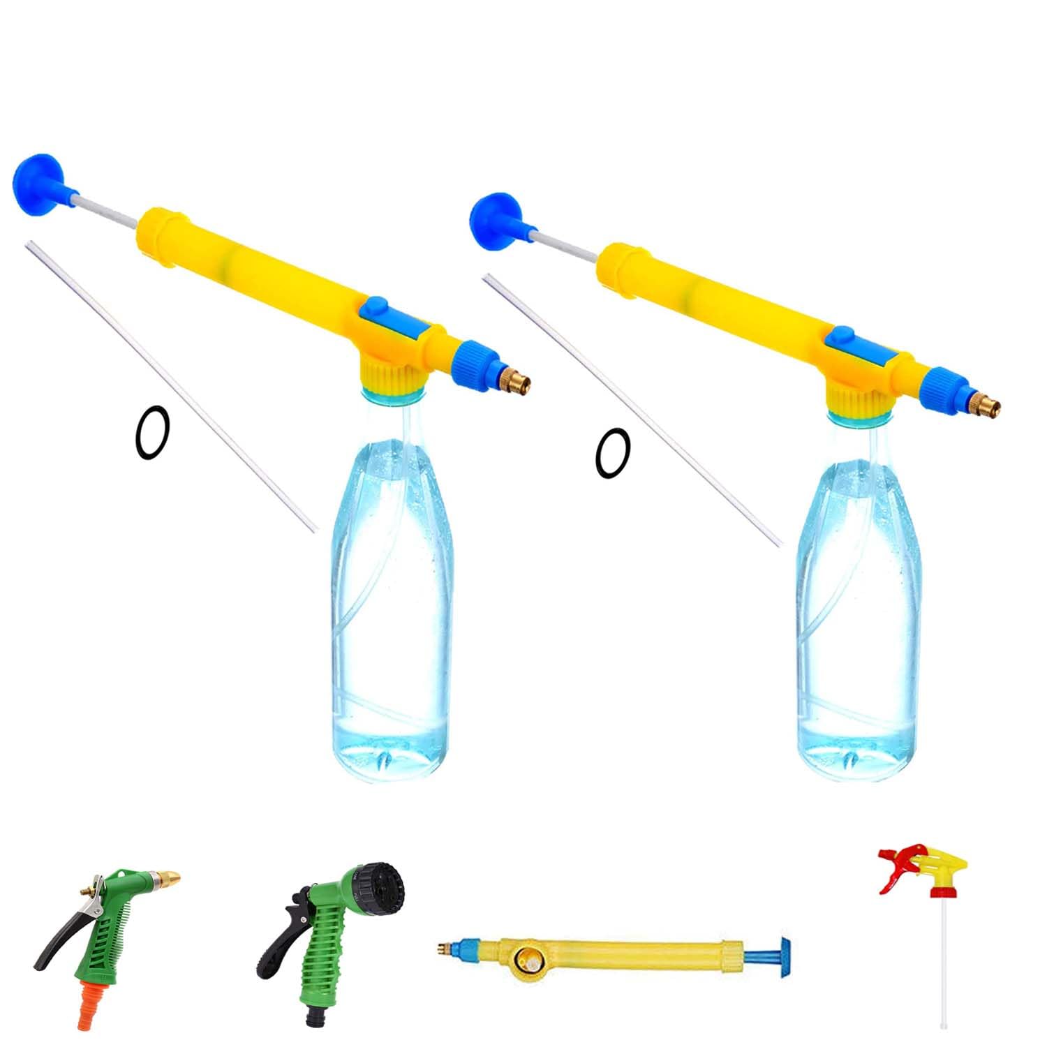 UR LITTLE SHOP High Pressure Bottle Spray Gun_Hose Nozzles_Pack Of 2_For Watering Plants_Gardening_Car Wash_Bike Wash NKH 3 (B0C714V7SB) Amazon Price History, Amazon Price Tracker