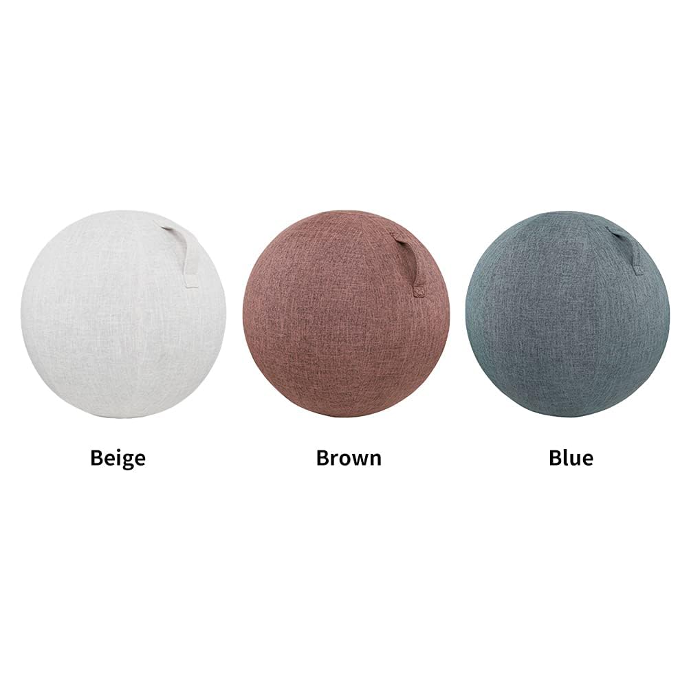 DIXII Pilates Yoga Ball Chair Copertura Protettiva per Sedia A Sfera per Esercizi per Casa O Ufficio, Allenamento per L'equilibrio, Esercizi di Stabilità,A,65cm