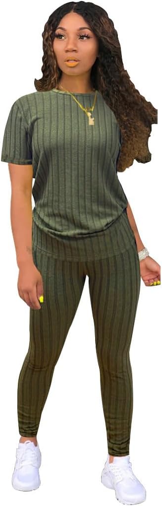 Nimsruc Two Piece Sets For Women Lounge Summer Outfits Casual Sweatsuits