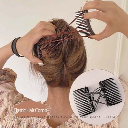 Peine elástico ajustable para cabello rizado y ondulado miniatura 4