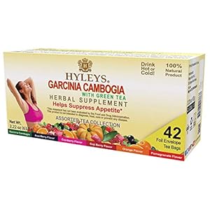 HYLEYS Tea Wellness Garcinia Cambogia Green Tea, Assorted Tea Bags, 42.0 Count