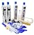 RadonSeal Easy-Peel DIY Concrete Foundation Crack Repair Kit (10 ft) - Easy to Remove Surface Sealer Makes Clean-Up a Breeze