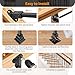 WICHEMI 16 Pack Wrought Iron Balusters, Hollow Stair Baluster 1/2