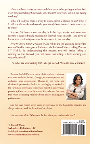 How to Close a Sale in 24 Hours or Less 1427654913 Book Cover