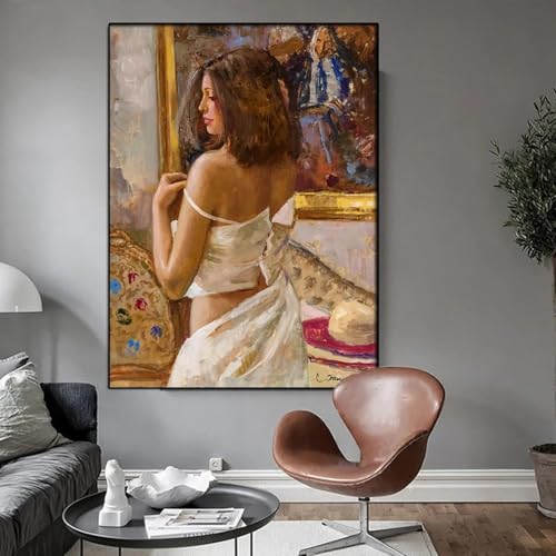 Toile pour décoration de maison moderne sans cadre 80x120cm