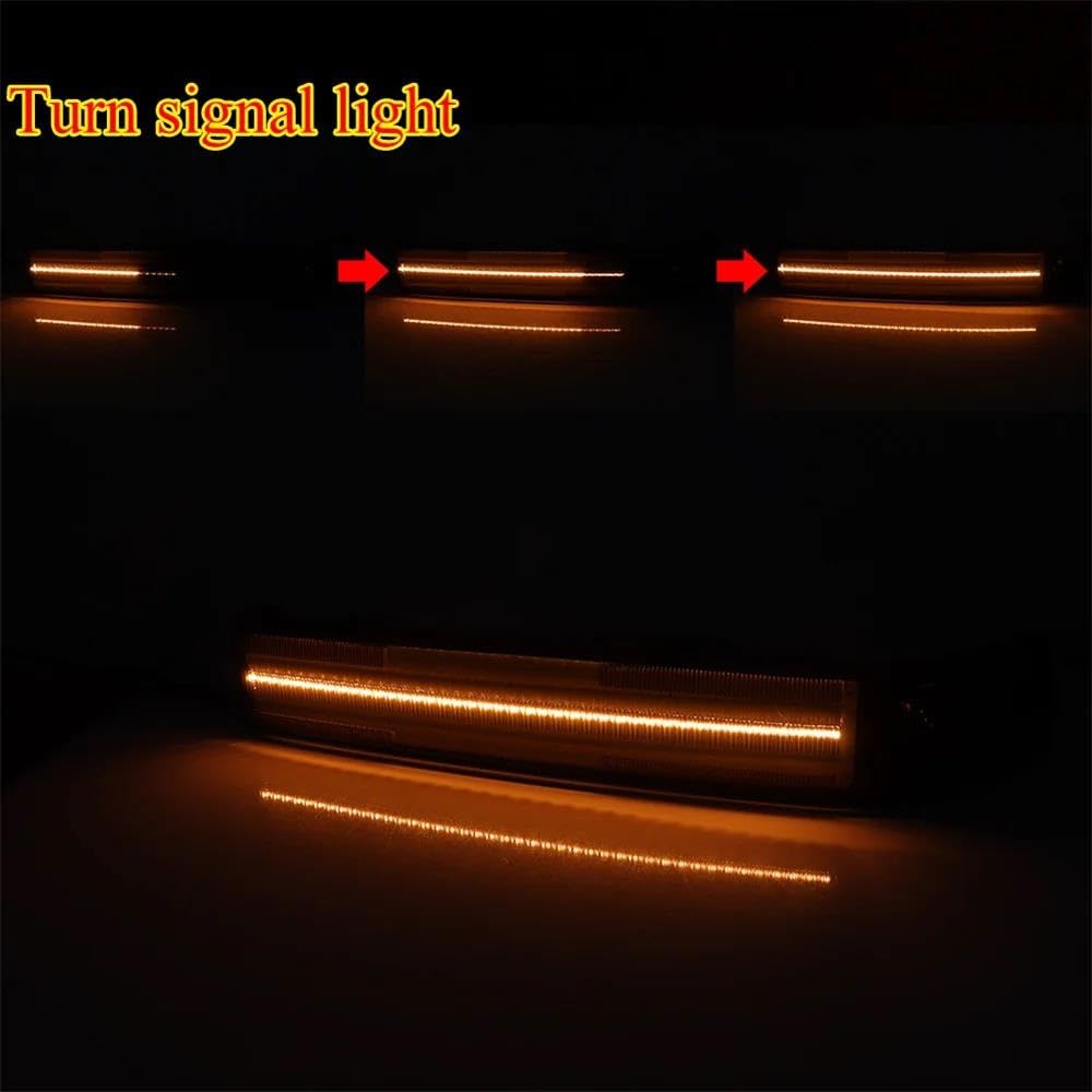 Freccia Dinamica Per GMC Per Sonoma Luci Di Direzione Anteriori A LED Con Lampeggiamento Dinamico Luci Di Guida DRL Stile Auto Luce Di Sterzo