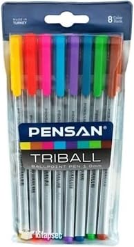 Pensan Triball Renkli T kenmez Kalem Seti Okul Kalem Okul Malzemeleri K rtasiye 8li