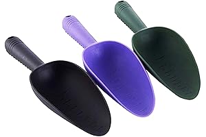3-Pack Plastic Shovels: Your Go-To Tool for Gardening, Pet Care, and More