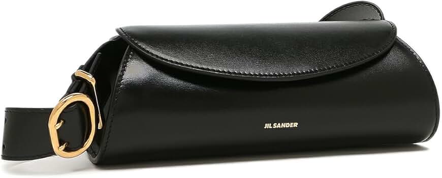 Amazon | [ジルサンダー] ショルダーバッグ ミニ カンノーロ ブラック