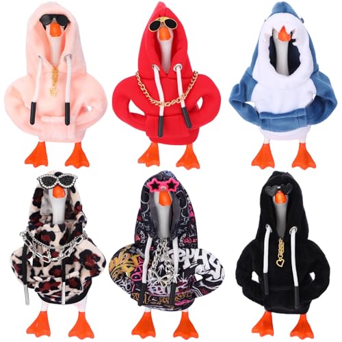 JolliLudo 6 Set 7 Inch Desk Goose Outfits Set,Hoodie by JolliLudo - Used condition - US$16.65