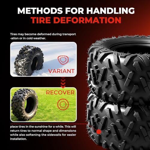 MOTOOS 25x8-12 25x10-12 ATV Tires