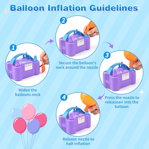 NuLink Electric Balloon Pump Purple