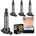 AUTOSAVER88 Ignition Coils 4-Pack Compatible with Toyota Camry Corolla Highlander Matrix RAV4 Solara - 2010-12 Lexus HS250h - 09-10 Pontiac Vibe 2005-10 Scion TC 2.0L 2.4L