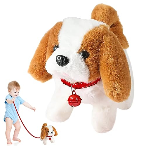 Toy Dogs for 1-3 Year Old Walking DogToys for Kids Age 1 2 3 ToyPuppy Electronic Interactive DogToy Gifts Age 2 3 4 Plush Doys Toy for Boys Girls Kids Birthday Gift Present 1 2 3 4 5 Year Old