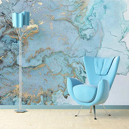 Wallpaper Fototapeten 3D Stereo Blaue Textur Marmor Tapeten Wandbilder Wohnzimmer TV Sofa Schlafzimmer Arbeitszimmer Dekor Papel De Parede Cover