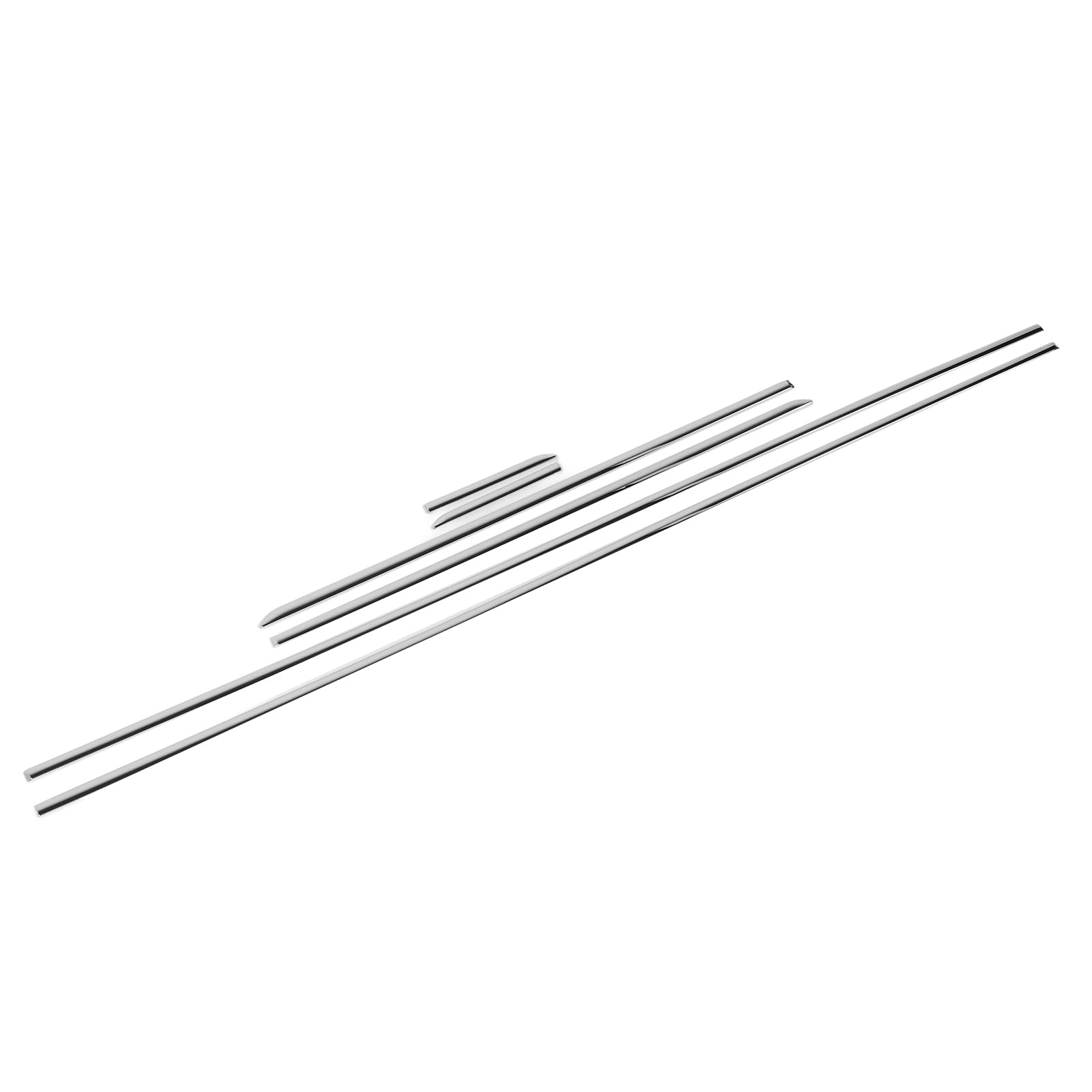 Karosserie-Seitentür-Zierleisten-Set 6-teiliges Chrom-Karosserie-Seitenkotflügel-Türzierleisten-Set 204 690 3162 Ersatz für C-Klasse W204 Limousine 2008 Bis 2014