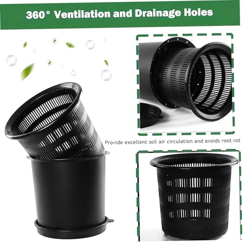 Pots à orchidées avec trous auto-drainants pour herbes et succulentes - 5