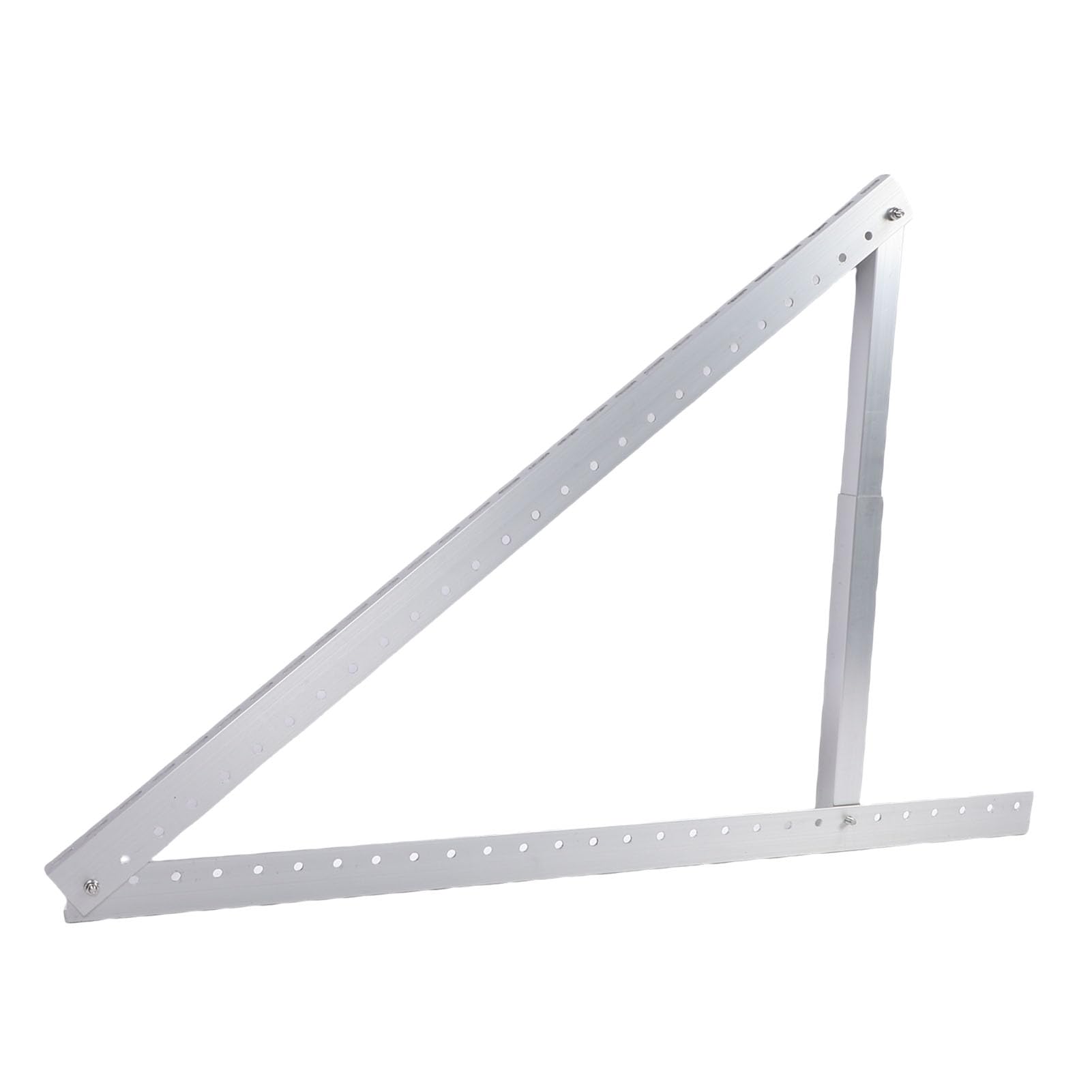 Generic Uchwyt do Montażu Panelu Słonecznego z regulacją Nachylenia w Zakresie 15-30° Uchwyt Montażowy Panelu Słonecznego ze Stopu Aluminium o Wysokiej Wytrzymałości do Jachtu RV na Dachu 41 Cali