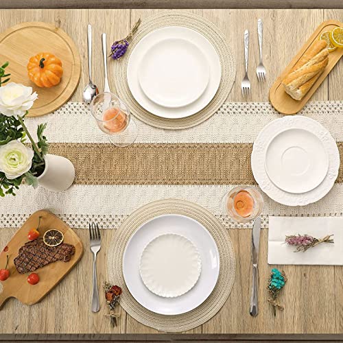 Delgeo Nordic Ins Table Flag Cotton Linen Lid Living Room Tv Cabinet Long Tablecloth Tea Table Table Towel Table Towel Posmian Rough Hemp Cotton Woven Coating Party Decoration Long Table Flag #TOP7
