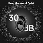Ear Plugs for Sleeping Noise Cancelling, Concert Ear Plugs with 30dB Noise Reduction, Reusable Silicone Earplugs for Sleep, Travel, Work, Study, Comfortable Fit with 4 Sizes and Carrying Case (Black) - Image 3