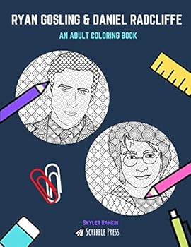 Ryan Gosling And Daniel Radcliffe - 2 Coloring Books in 1