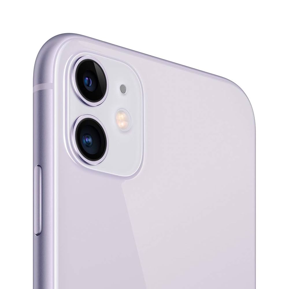 Apple iPhone 11 (64GB) - Purple (Includes EarPods, Power
