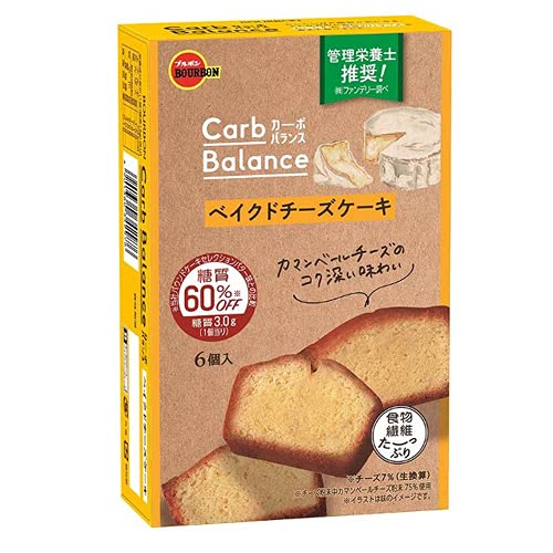 ブルボン カーボバランスベイクドチーズケーキ 6個×5箱