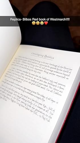 Baggins Journal Libro Réplica Bilbo Cuero Rojo (¡Coleccionable