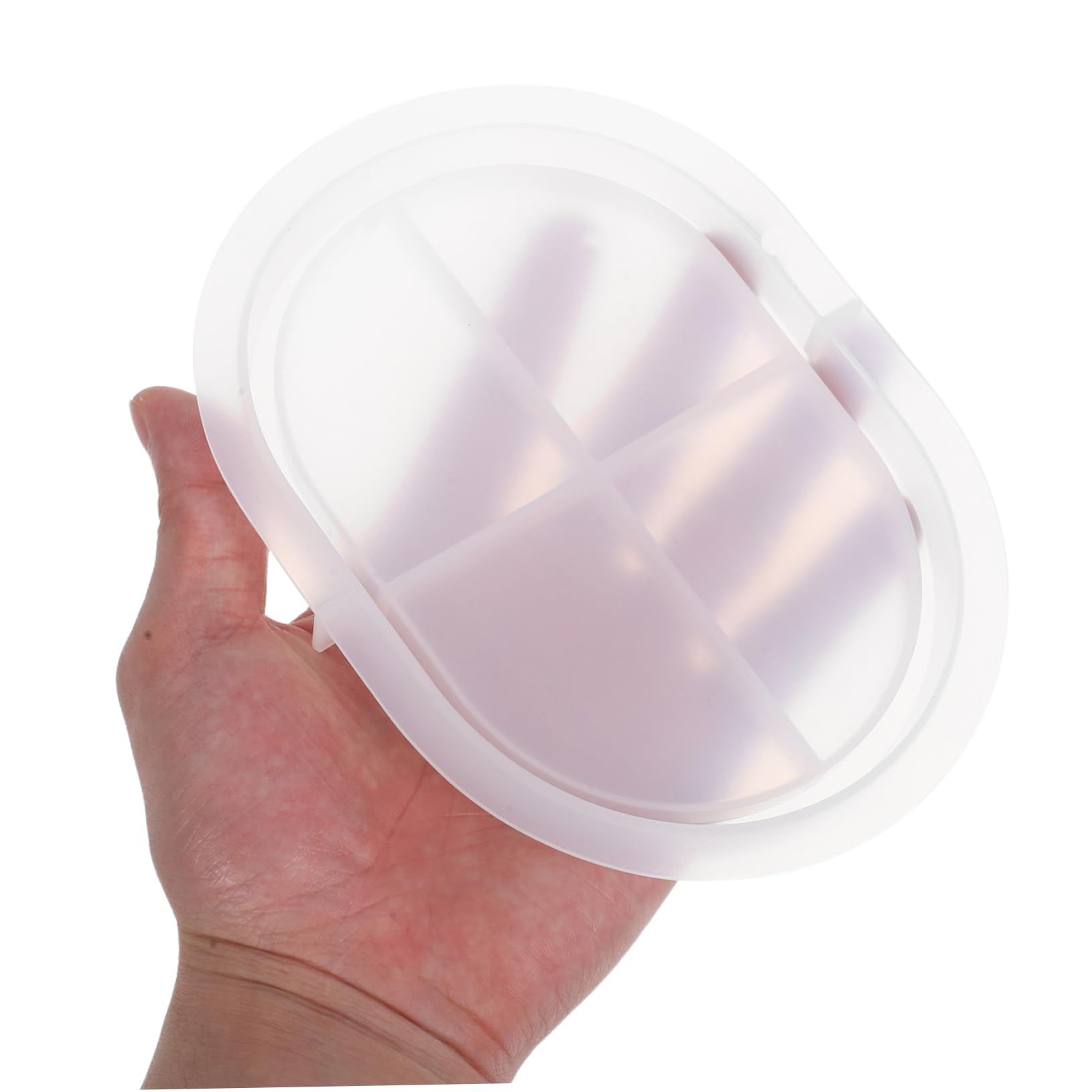 DOITOOL 5pezzi Stampo Ovale in Resina Per Resina Epossidica Stampo in Silicone Per Gioielli Fai Da Te