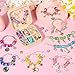 Thrilez 177Pcs Jewelry Making Kit, Charm Bracelet Making Kit, DIY Arts and Crafts Gifts with Jewelry Organizer Box for Birthday, Christmas, Necklace Making Set