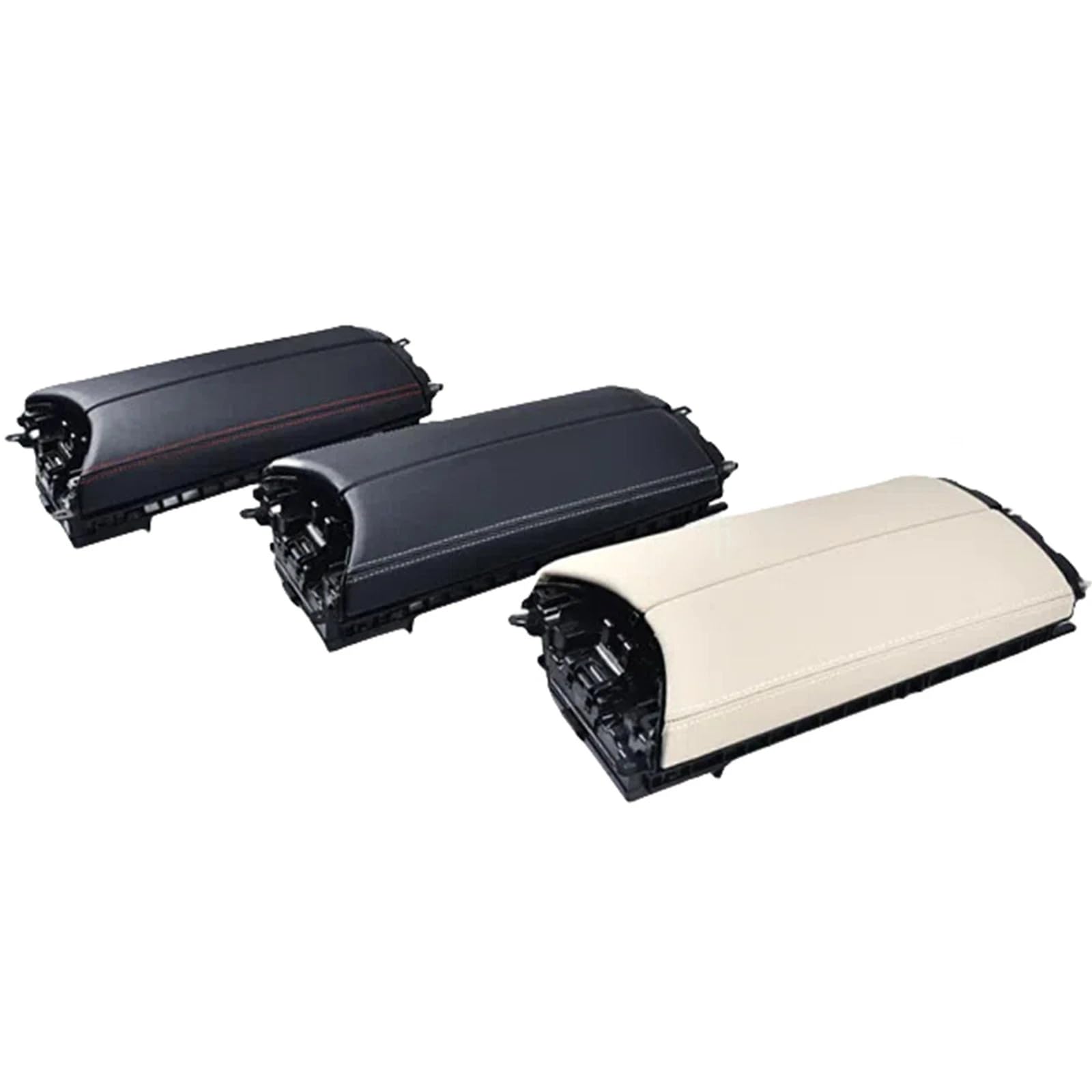 Copertura per bracciolo centrale per Mercedes W463 Classe G 2019-2023 (linea nero-bianca)