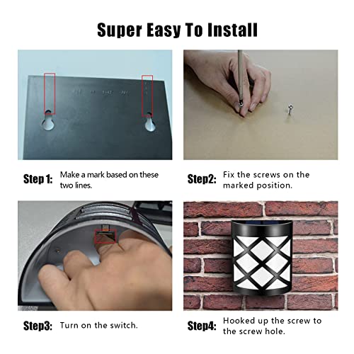 Luce Solare Led Esterno[2 Pezzi]Faretto Led da