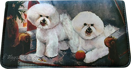 Bichon Frise Dog Wallet Designed by Ruth Maystead (4 1/4