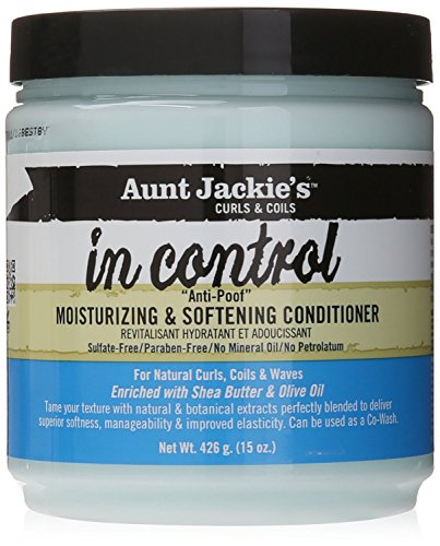 Aunt Jackie's in Control Anti-Poof Moisturizing & Softening Conditioner 15 oz. (Pack of 6)