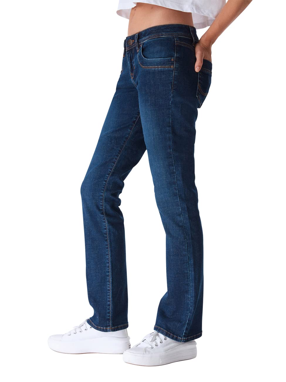 LTB Jeans Damen Stretch Valerie Bootcut Fit Jeanshose Hose Denim Tiefer Bund Blau 24 25 26 27 28 29 30 31 32 33 34