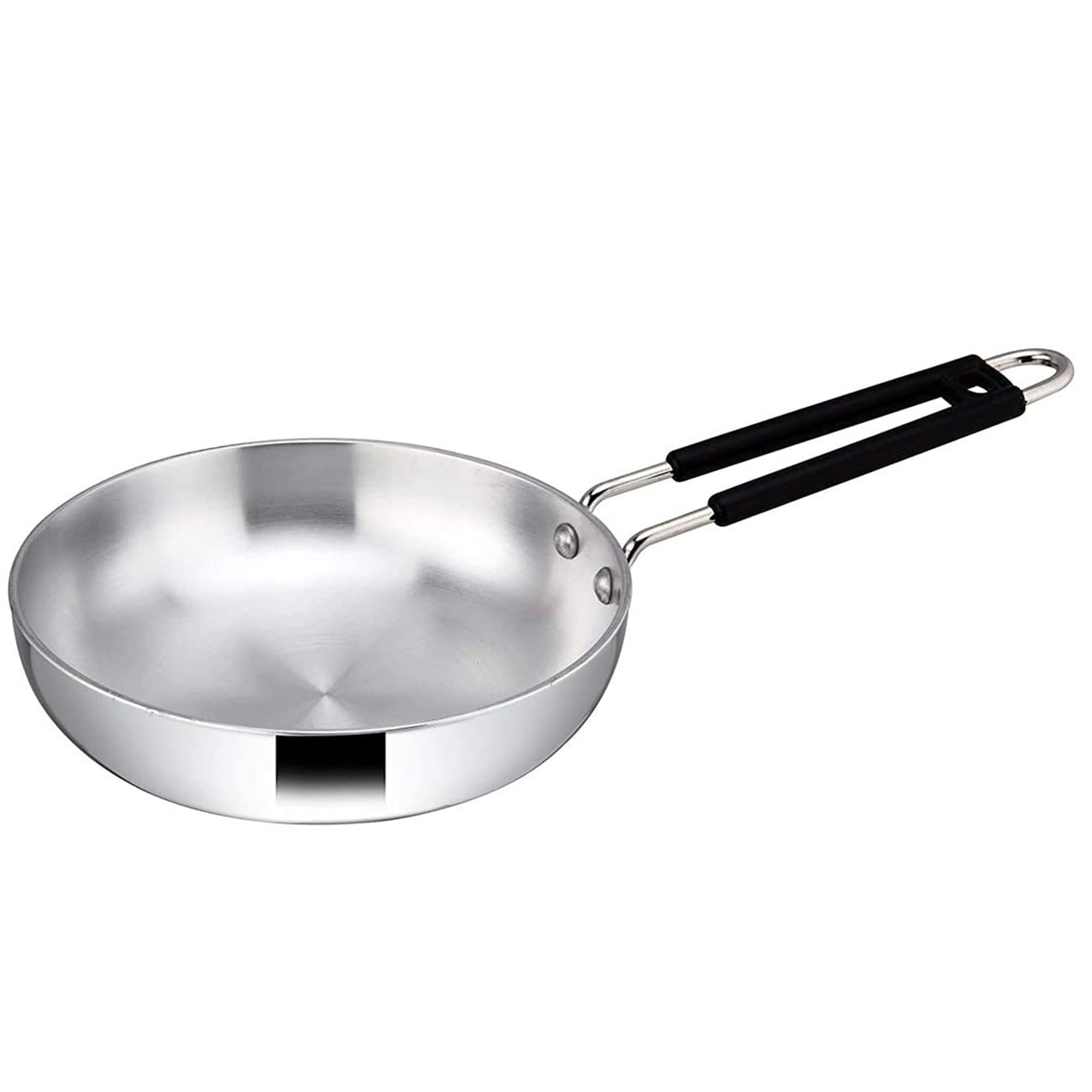 IDEAL PRIME Heavy Gauge Aluminium Frying Pan Combo Set 0.5 & 1 Liter (2 Pices) Aluminum Fry Pan Omlet Pan Sandwich Pan Cookware Set Pack of 2 2
