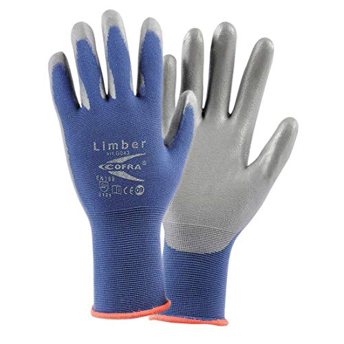Gants de sécurité Cofra DEX polyuréthane protection montage taille 8 vert gris - 2