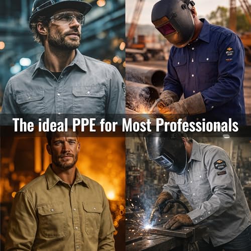 JKSafety 7oz Snap Button FR Shirt