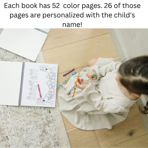 Munchkin Lane Personalized Coloring Books For Kids - Kids Coloring Book Coloring Book For Kids Custom Coloring Book Personalized Books For Kids With Name thumb #4