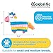 Wagorific Dog Toys Plush with Squeaky & Treat Hiding Features - Mental Stimulation Enrichment Toy for Large Breed Dogs - Machine Washable Slow Feeder to Keep Dogs Busy，Fiesta Piñata