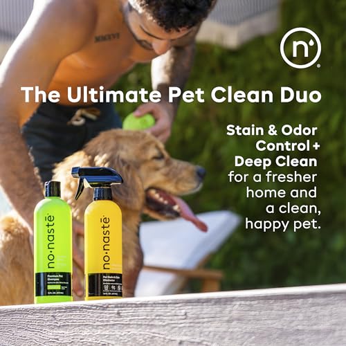 Image of Nonaste Oatmeal Dog Shampoo & Pet Stain Odor Eliminator Set, 16 oz, Pk 2