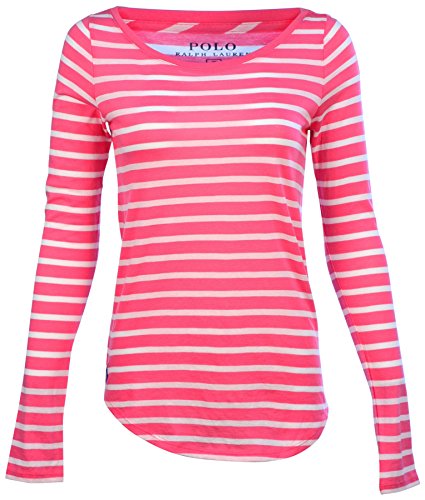 Polo RL Women's Stripe Long Sleeve Pony T-Shirt Polo RL Women's Stripe Long Sleeve Pony T-Shirt