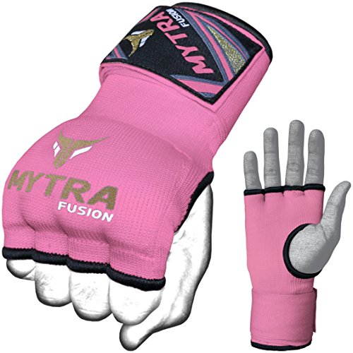 Mytra Fusion Kids Hybrid Boxing Inner Gloves Punching Boxing Mma Muay Thai Gym Workout Gel Inner Gloves Elasticated Padded Fist Under Mitts Protection Fist Knuckle Wrist Wrap (Comes In Pairs) #TOP1