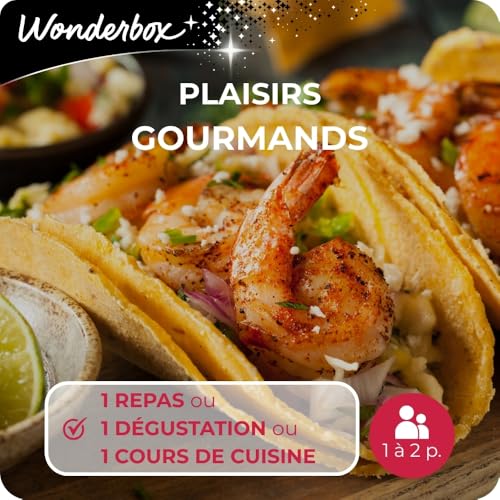 Coffret cadeau Wonderbox plaisirs gourmands : le présent idéal à offrir