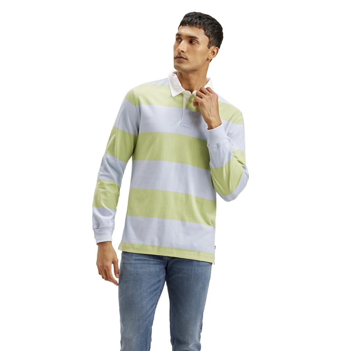 levi's Men's Striped Regular Fit Polo Shirt-picture-24