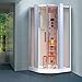 Produktbild Infrarotdampfdusche "Santorin" Infrarotkabine, Infrarot Dampfdusche, Dampf Sauna, Dusche, Wärmekabine