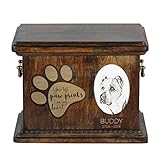 La razza del tuo cane: Esplora la nostra vasta collezione di urne con 200 razze diverse, ognuna meticolosamente realizzata per un memoriale unico e sentito. Il design del cane riflette l'individualità del tuo amico peloso, creando un tributo duraturo.